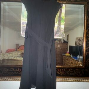 Amanda Smith Classic Black Midi Dress